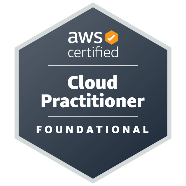 AWS Certified Cloud Practitioner Certification Badge