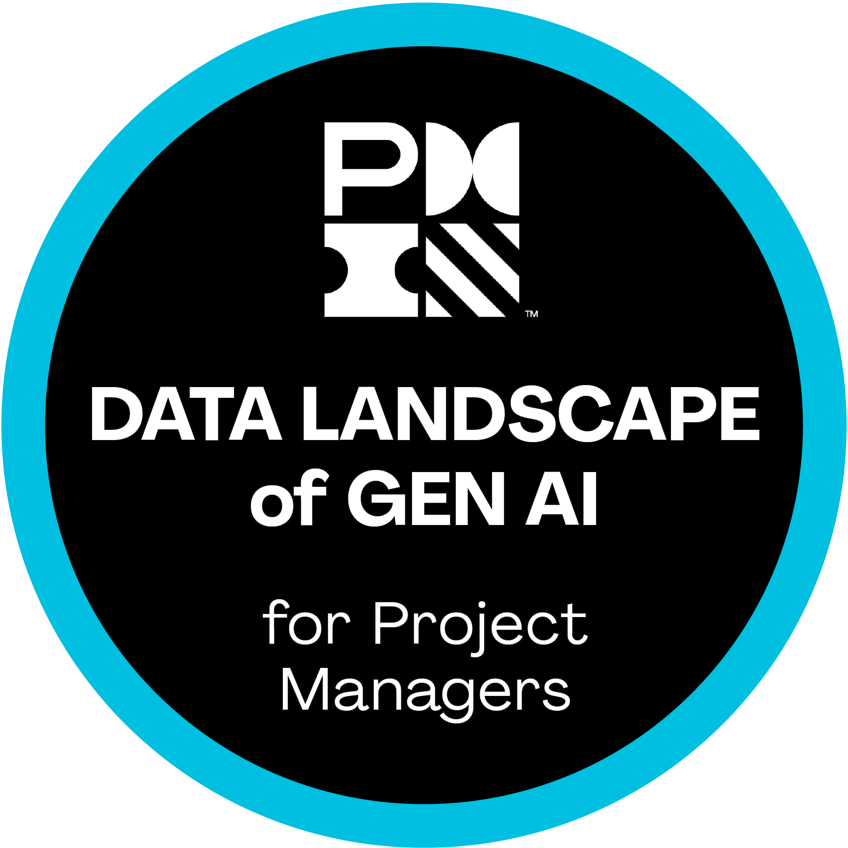Data Landscape of GenAI for Project Managers Badge