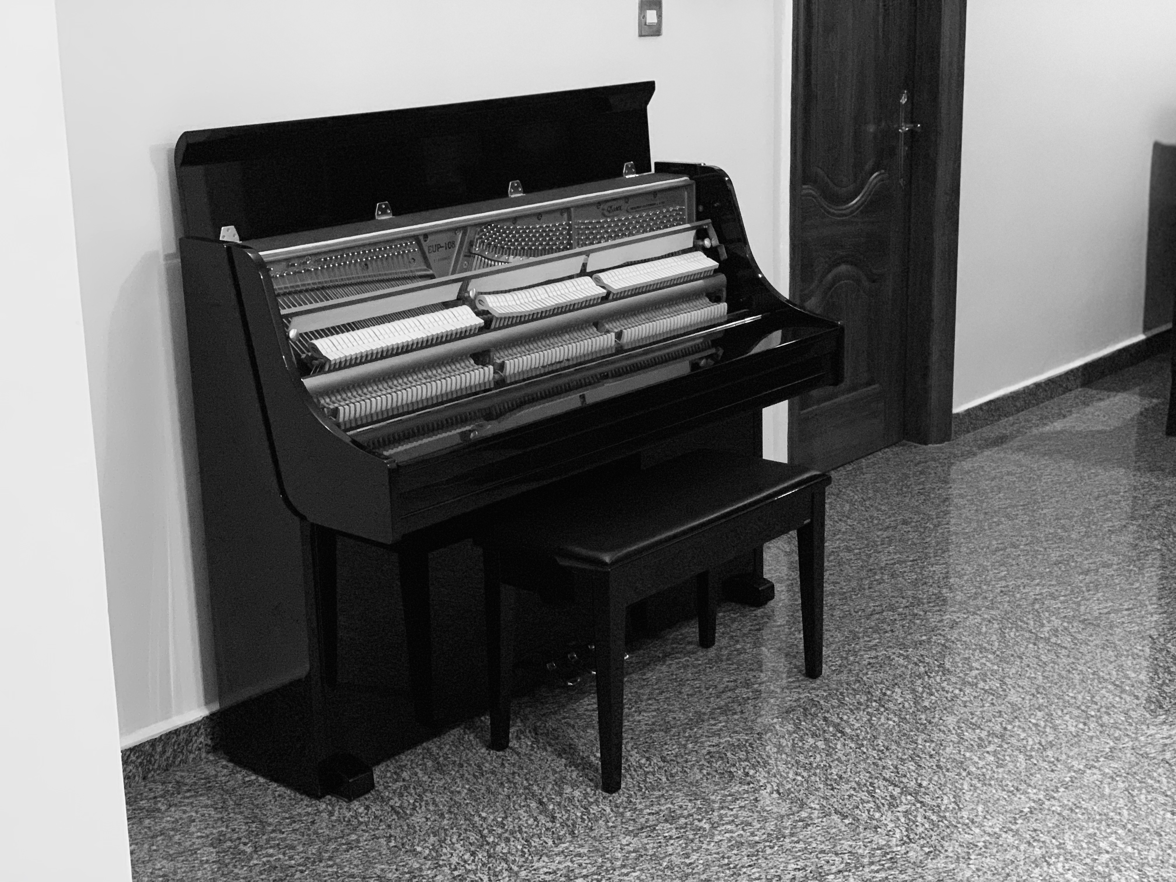 a photo of an essex piano.