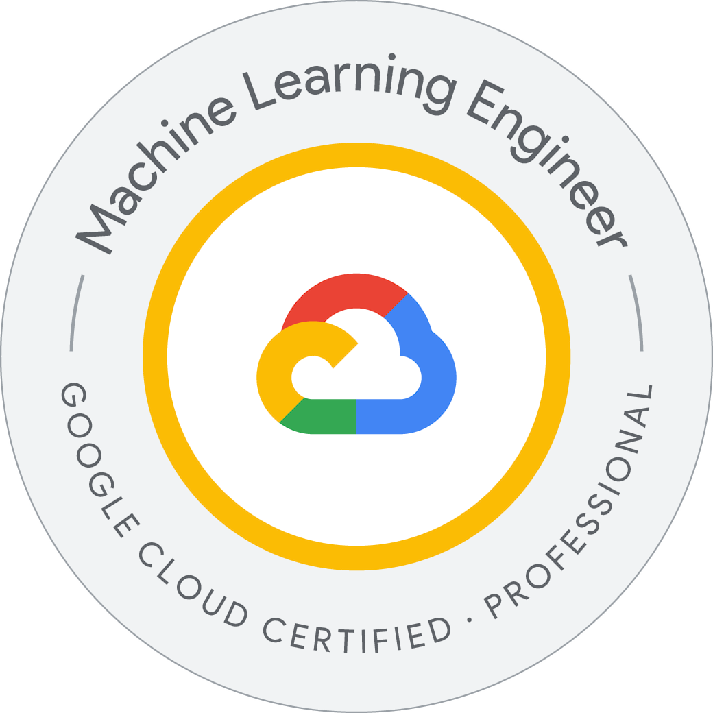 Google Cloud Certified Professional Machine Learning Engineer Certification Badge